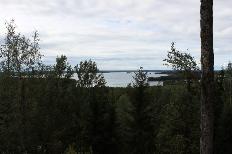 Näkymä Rapolan muinaislinnalta